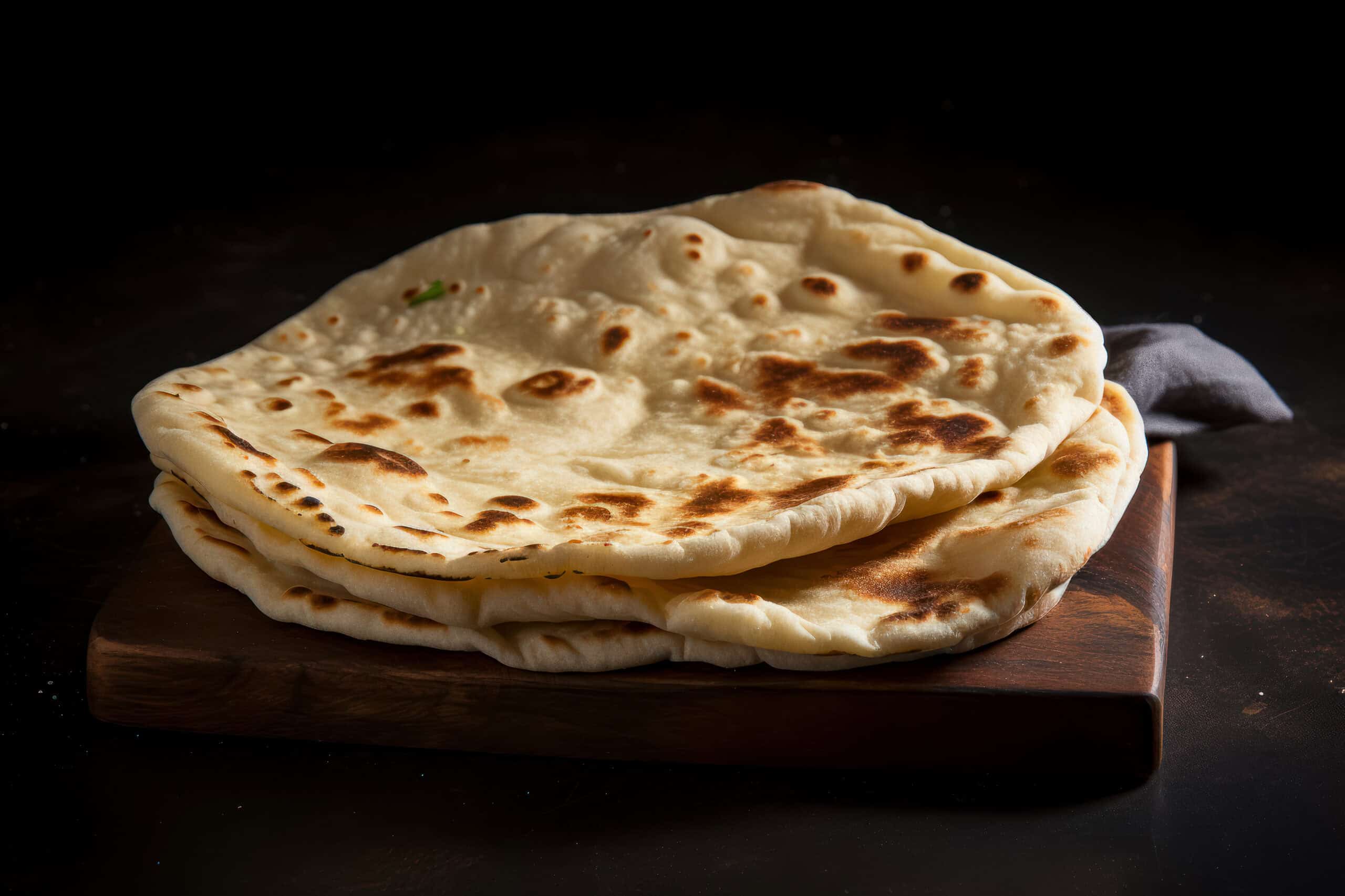 Resep Roti Wholemeal Naan dengan Tepung Gandum