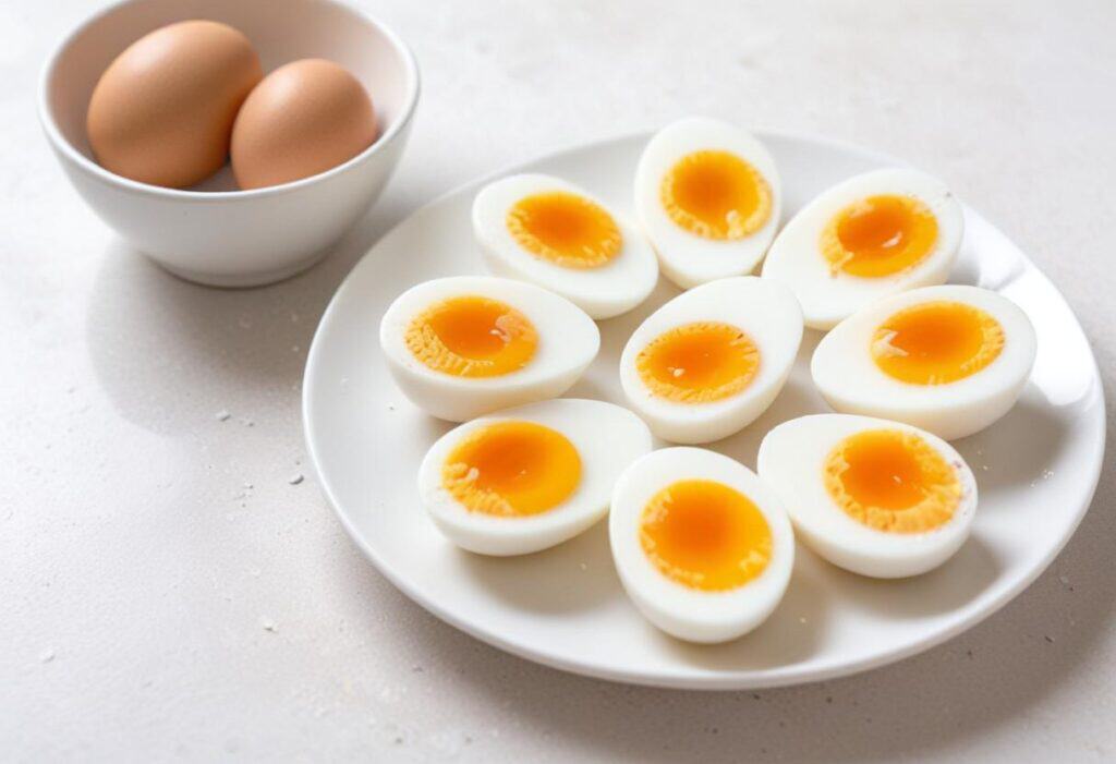 Soft boiled eggs