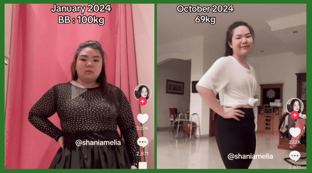 Kesuksesan Diet Shani Amelia
