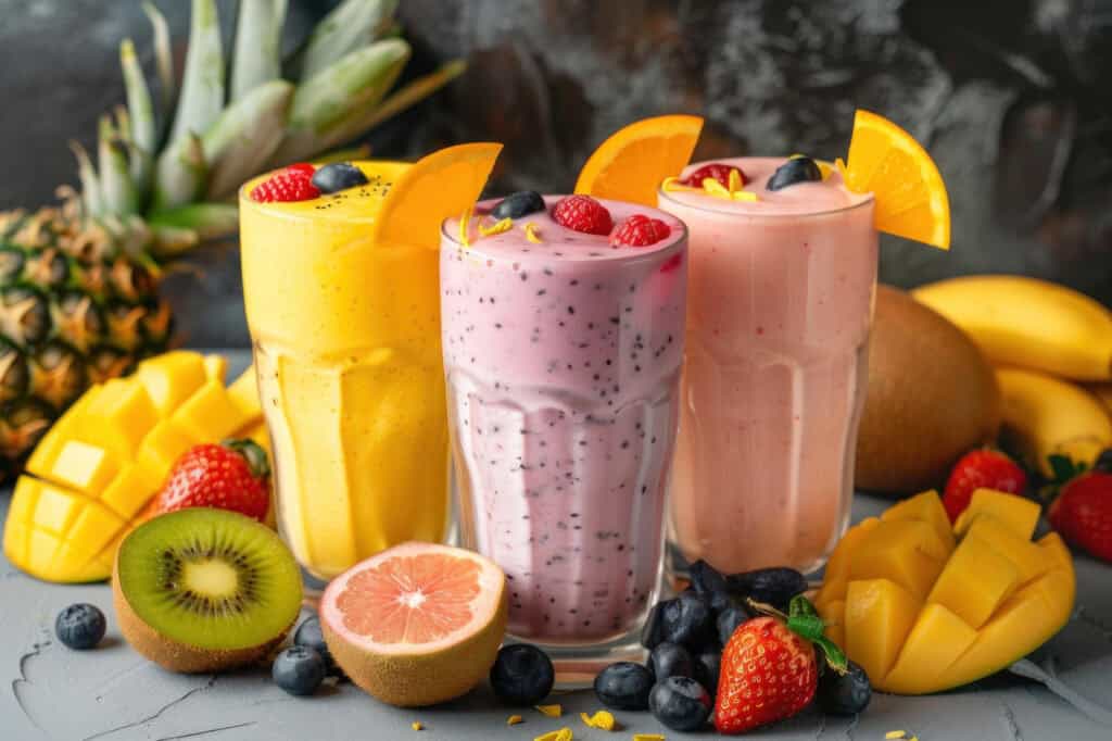 Smoothies buah kaya vitamin dan serat