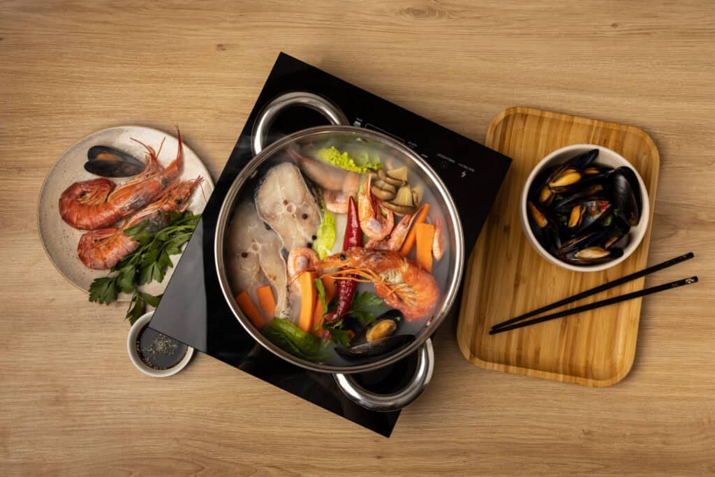 Kukus atau rebus seafood agar tidak menambah lemak trans dan gizi terjaga