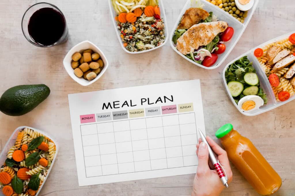 Contoh meal plan diet sehat
