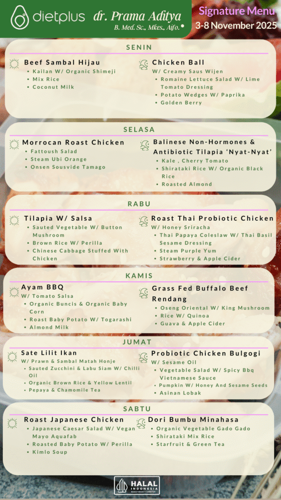 Menu Mobile Dietplus X Dr. Prama 3-8 Nov 2025