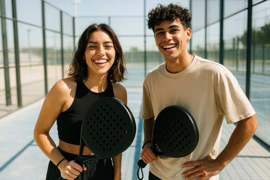 Padel olahraga menyenangkan dan sedang hits