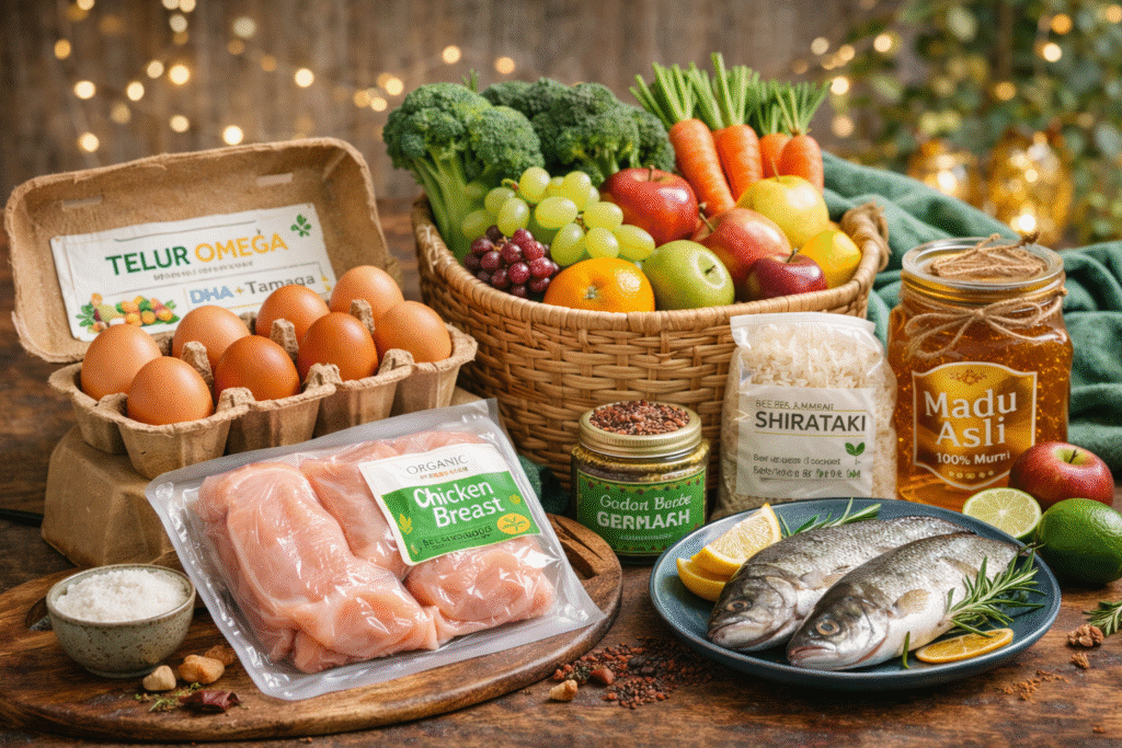 Bahan segar juga bisa jadi opsi hampers menarik