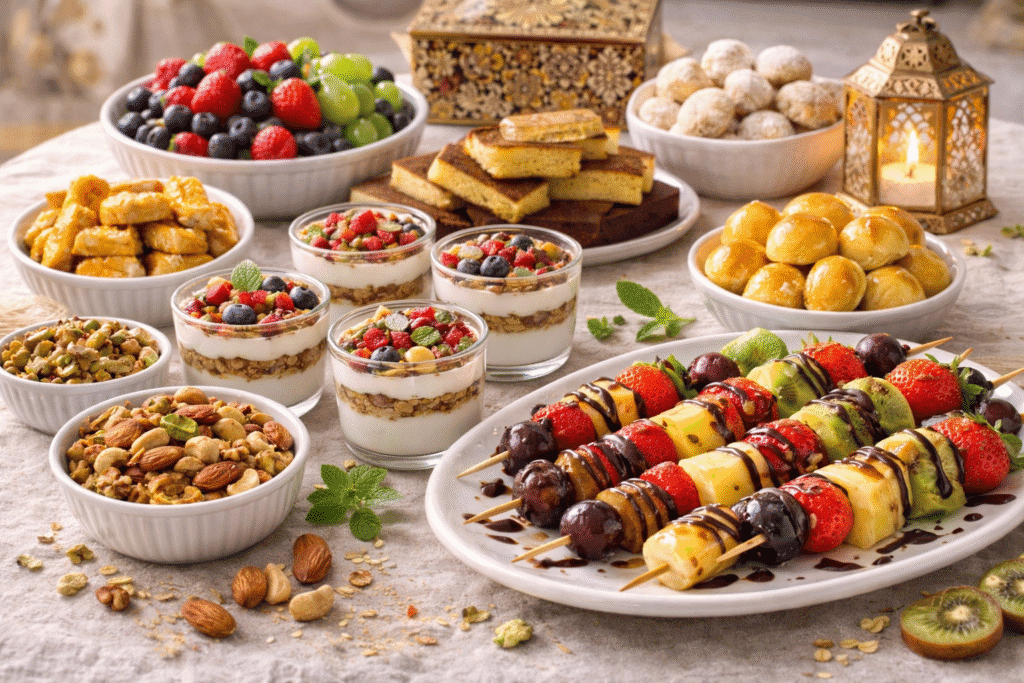 Kombinasi kue khas Lebaran dengan camilan sehat