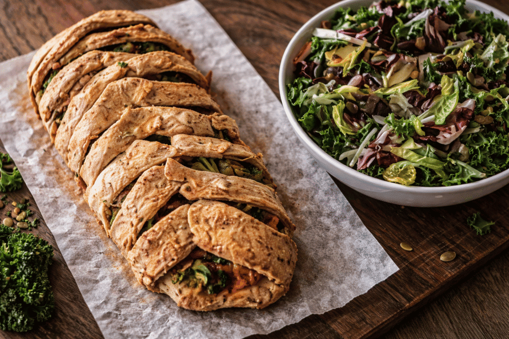Resep Berbuka Puasa Roti Kepang Isi Ayam Tandoori