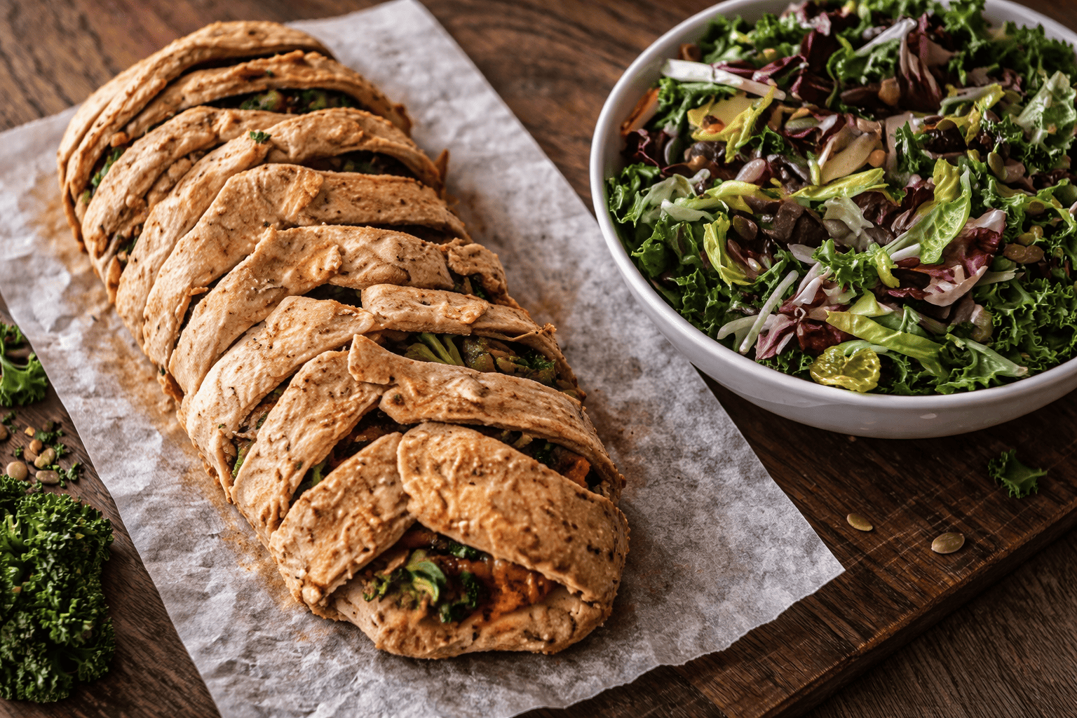 Resep Berbuka Puasa Roti Kepang Isi Ayam Tandoori