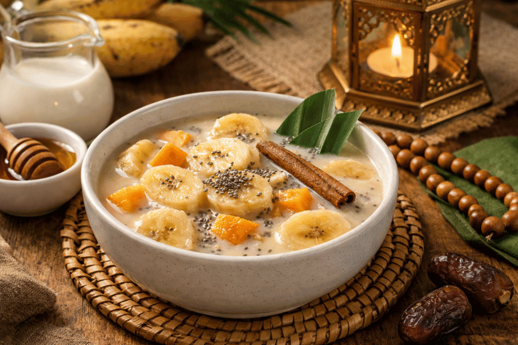 Resep Takjil Sehat Kolak Pisang Susu Kayu Manis