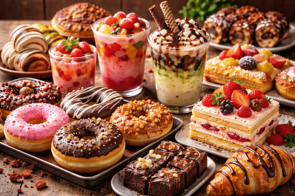 Takjil kekinian yang tinngi gula dan lemak