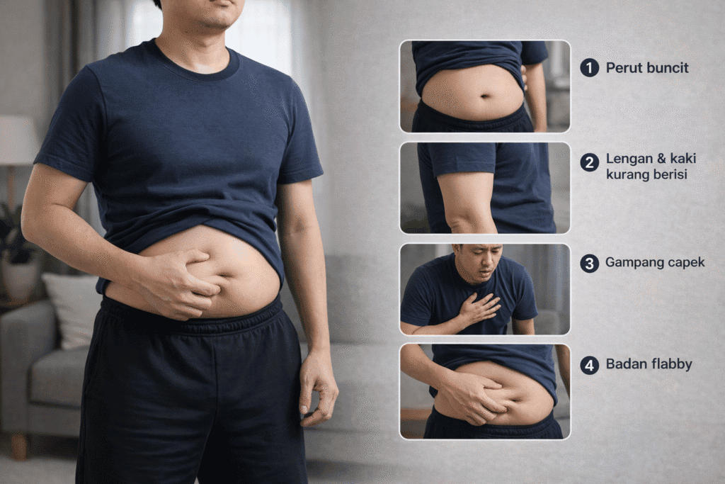 Ciri-ciri skinny fat yang sering kali diabaikan