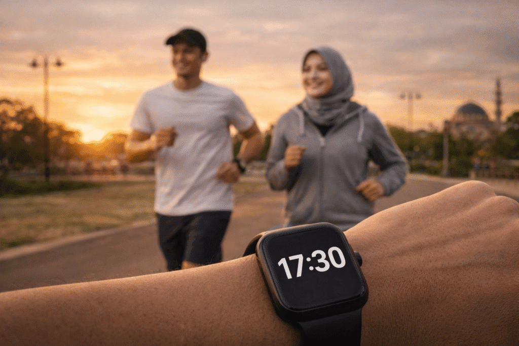 Olahraga ringan sebelum berbuka puasa