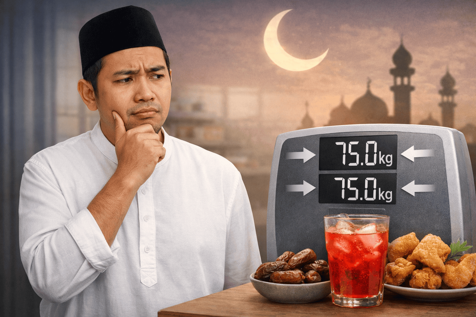 Puasa Ramadhan Tapi Berat Badan Tidak Turun Ini Sebabnya