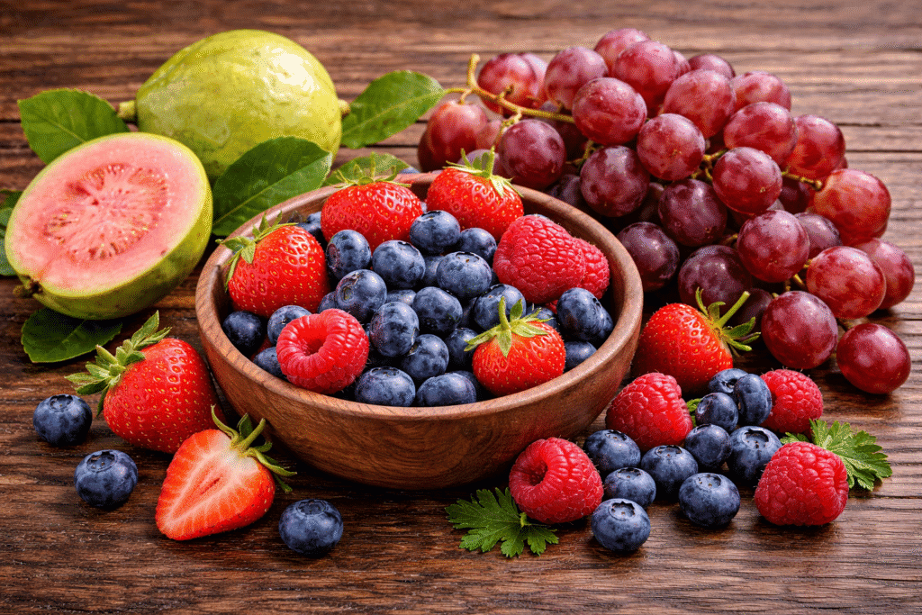 Buah dengan antioksidan tinggi dari keluarga beri-berian