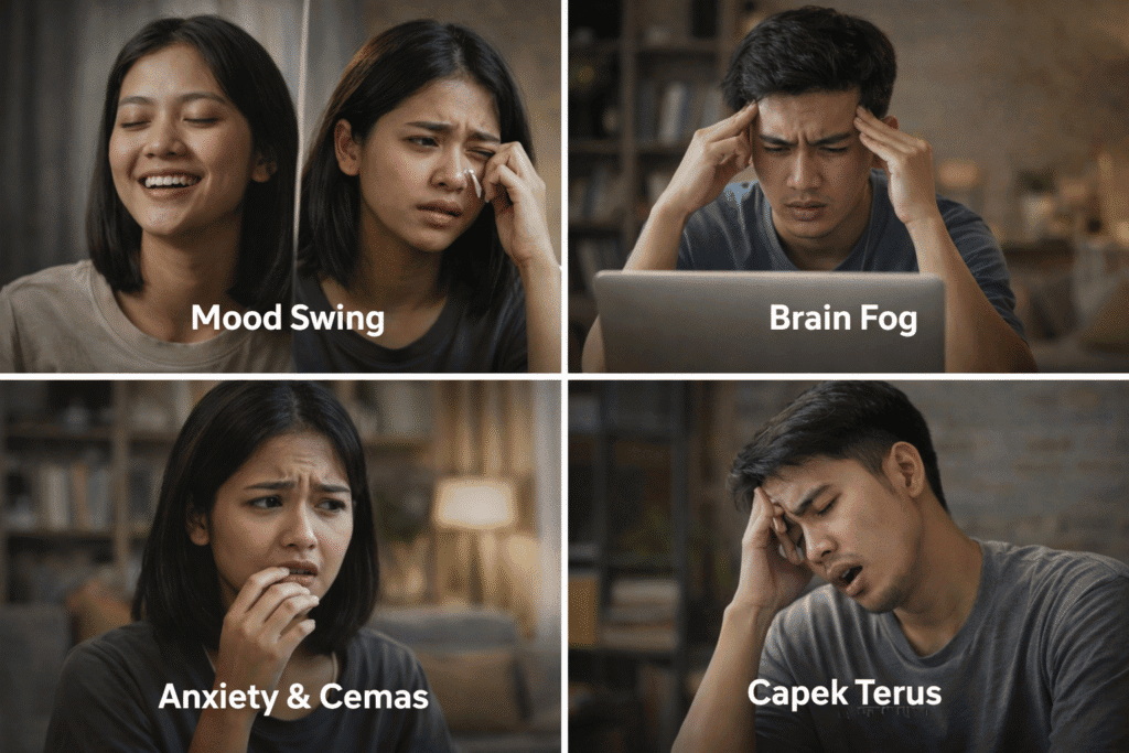 Dampak ke kesehatan mental saat mikrobioma usus terganggu