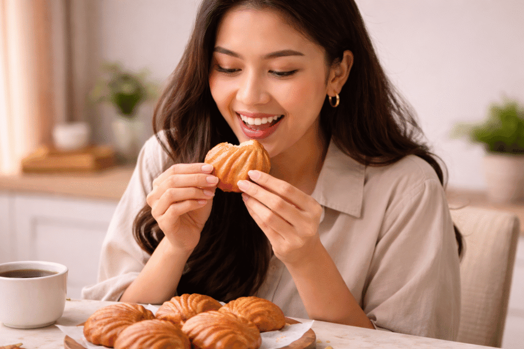Kalori butter tteok yang cukup besar dibalik ukurannya yang mungil
