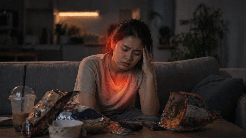 Makanan ultra-proses memicu peradangan di tubuh yang berefek pada pikiran juga