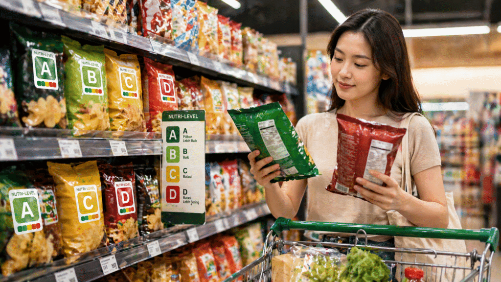 Nutri-level membantu memilih snack saat berbelanja