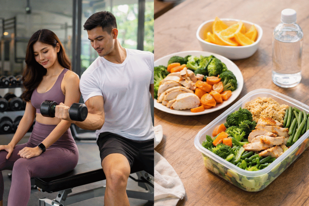 Olahraga dan makanan bergizi harus seimbang