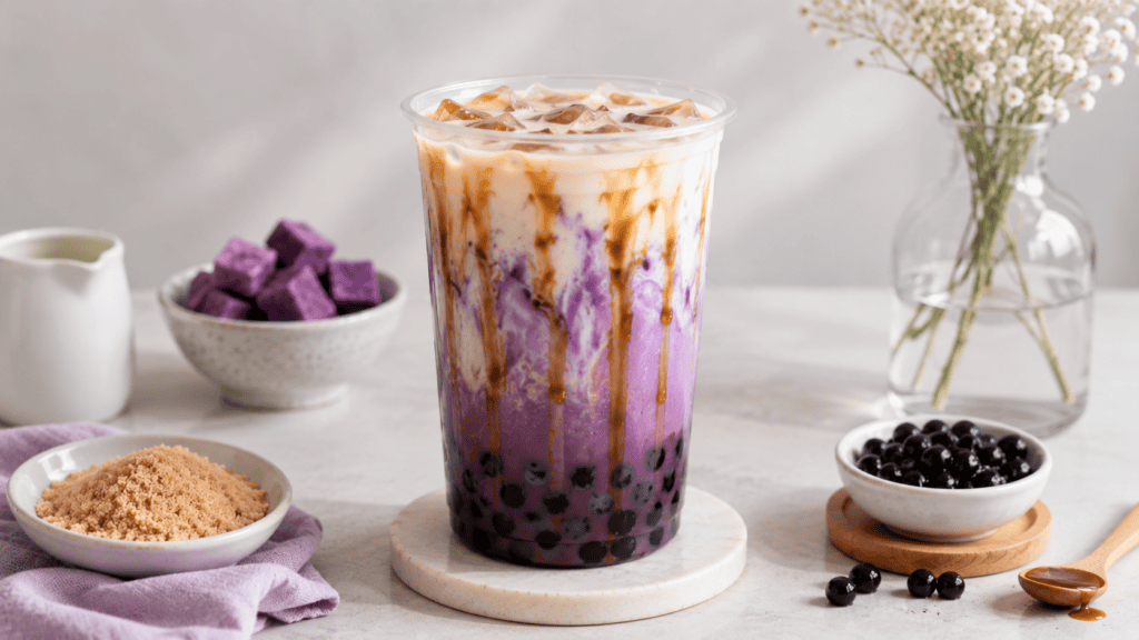 Estimasi kalori Ube Boba Milk Tea