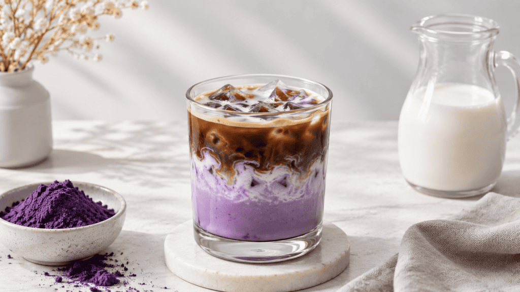 Estimasi kalori Ube Dirty Latte