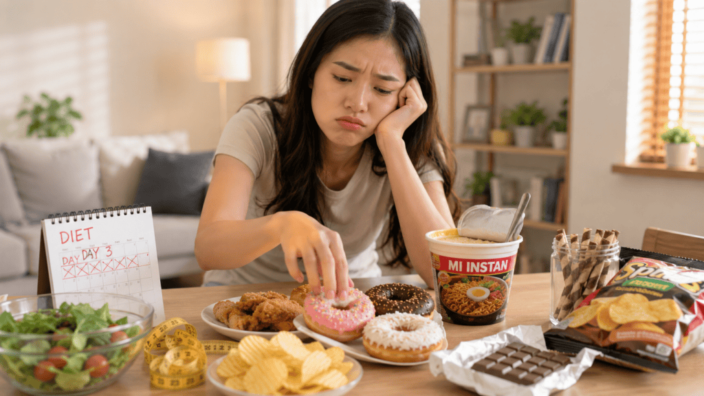 Terjebak pola pikir ingin hasil diet cepat dan mudah