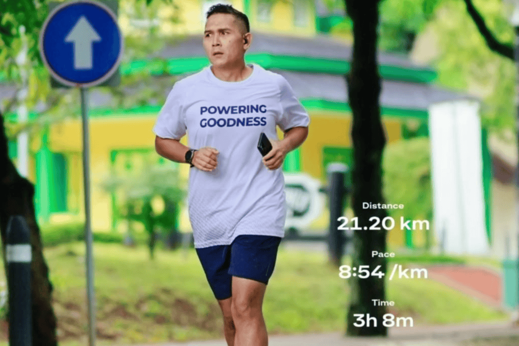 Rutin lari bahkan sudah half marathon
