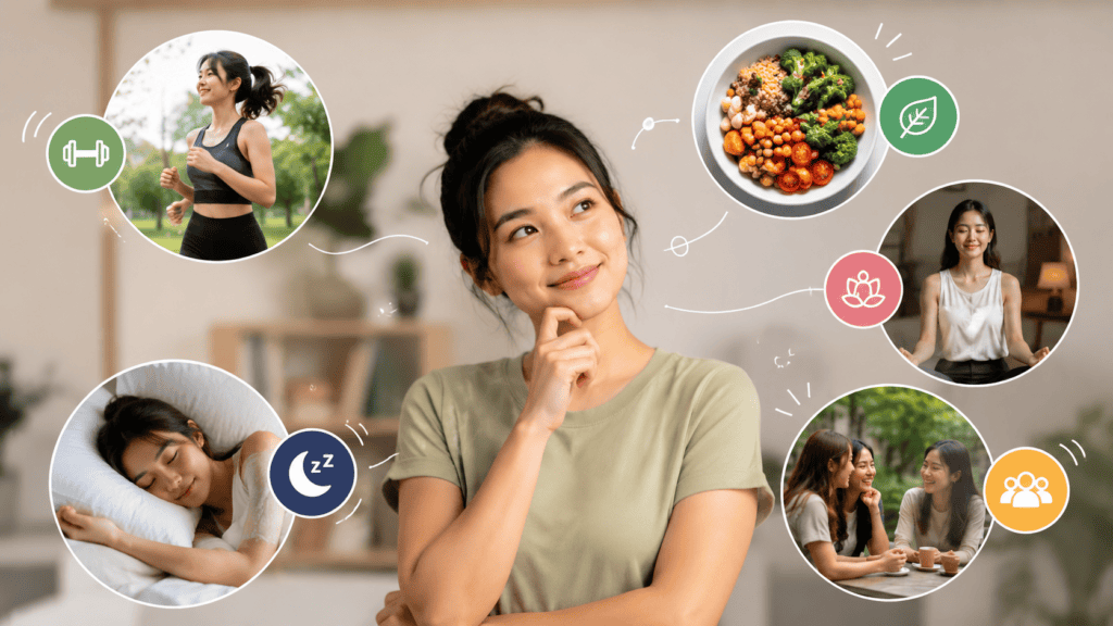 Bukan Cuma Pola Makan & Olahraga, Ini 6 Kunci Hidup Sehat