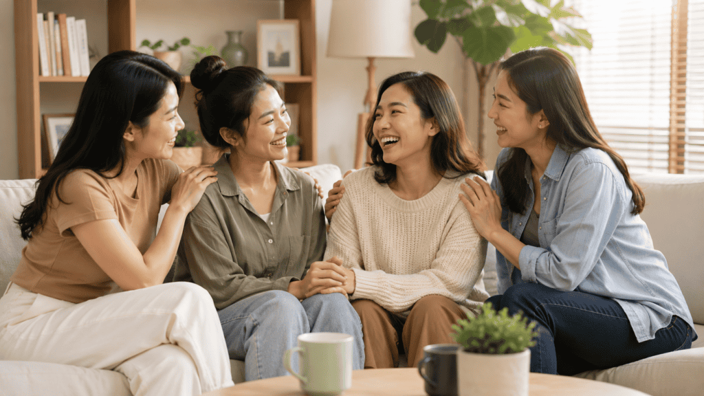 Hubungan sosial yang positif dan saling mendukung