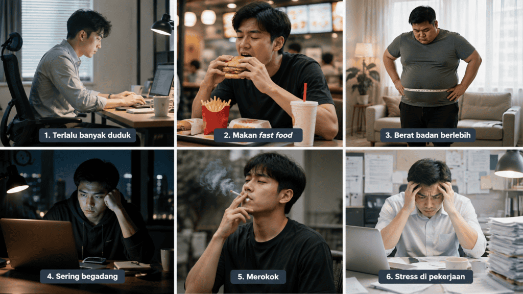 Gaya hidup modern yang bisa memicu darah tinggi di usia muda