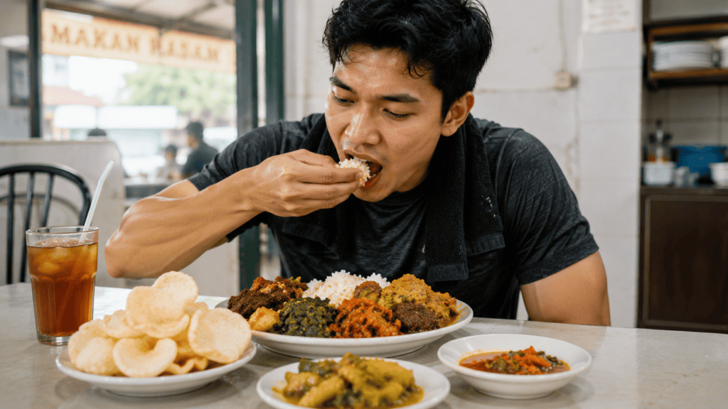Makan sebanyak-banyaknya setelah olahraga bisa menghambat progress diet