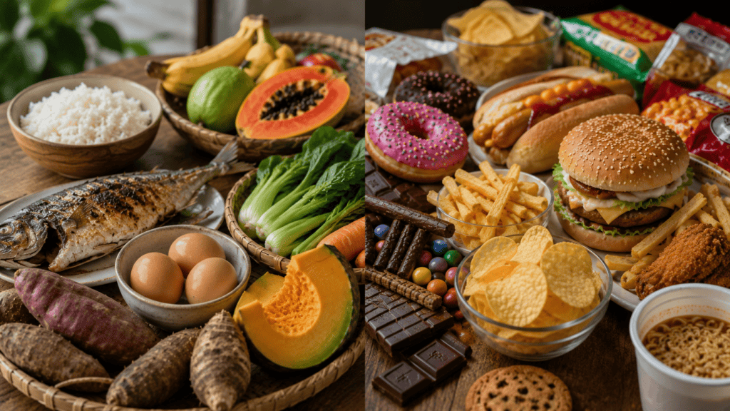 Makanan minim proses vs ultraproses