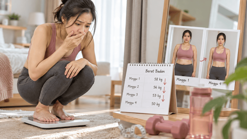Ilustrasi turun berat badan terlalu cepat