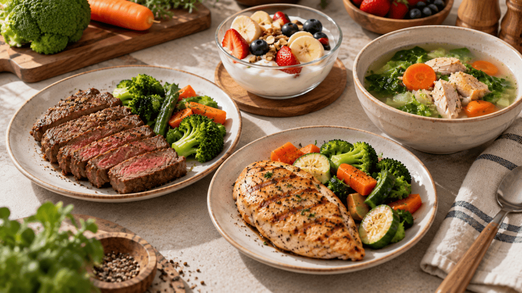 Beberapa contoh clean food