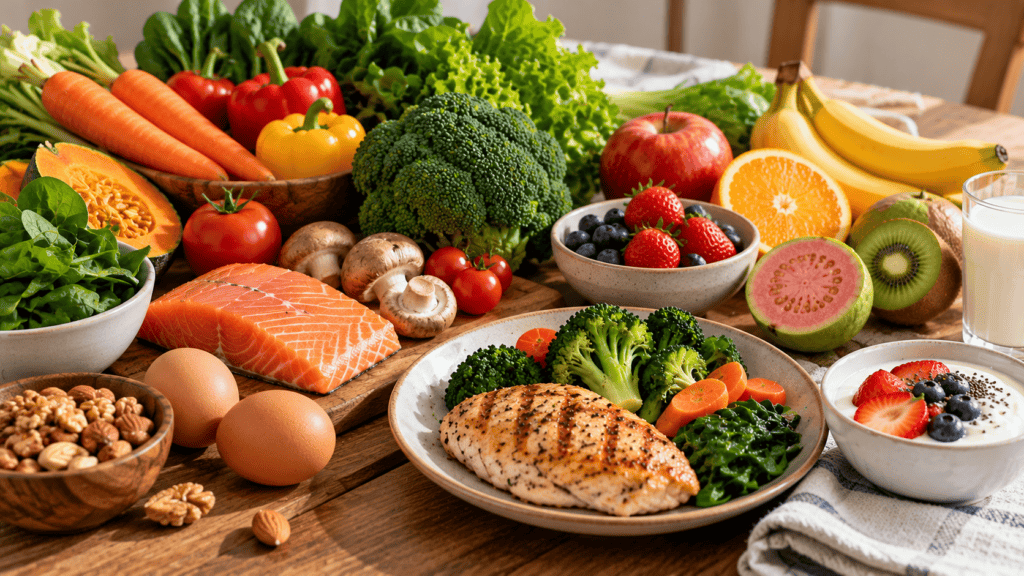 Memenuhi kebutuhan vitamin dengan makanan sehari-hari